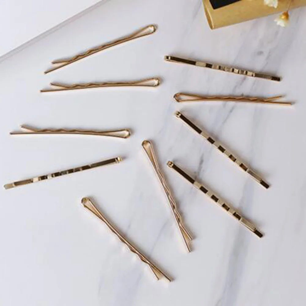 10 шт. заколки для волос женские шпильки девочек вьющиеся волнистые ручки