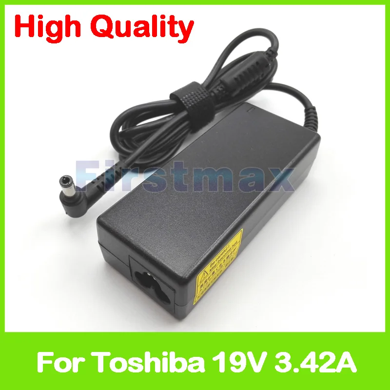 19V 3.42A ноутбук адаптер переменного тока зарядное устройство для Toshiba Satellite C655 C655D