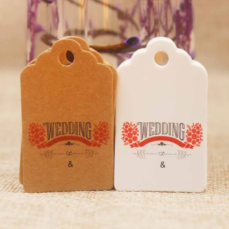 5*3 см гребешок свадебная тег карта многофункциональный дизайн крафт/белая бумага