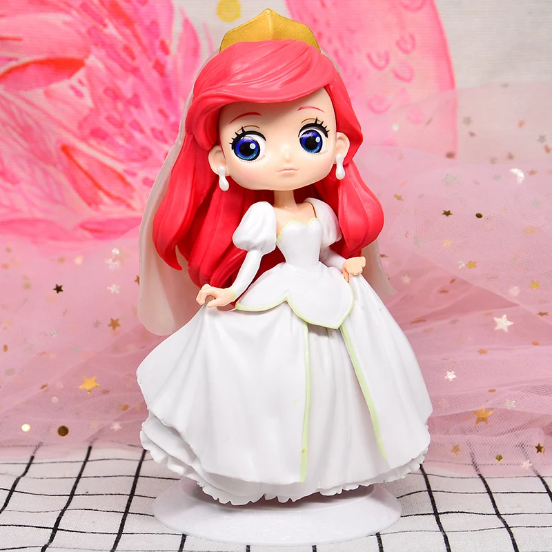 15 см Q posket принцесса кукла Русалочка Ариэль Свадебная ПВХ QPosket фигурка героя