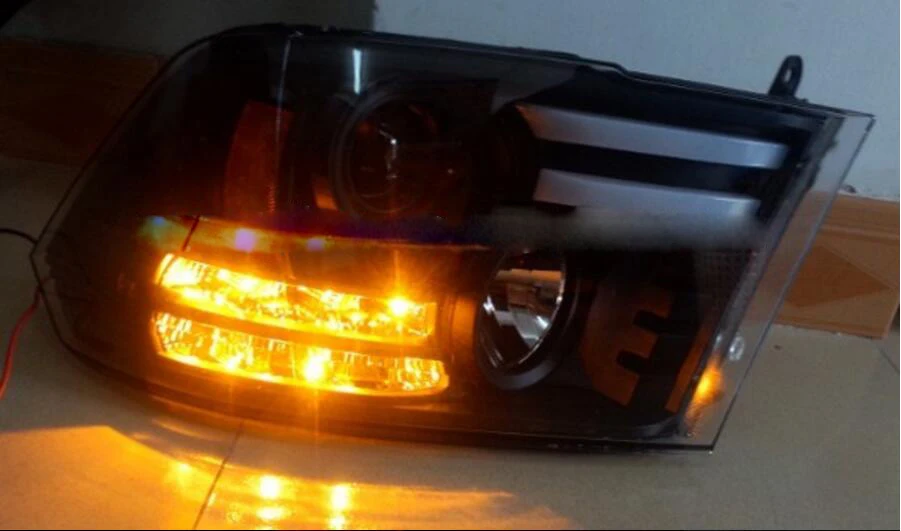 Автомобильный бампер головной светильник Рам 1500 2013 ~ 2015 год автомобильные лампы