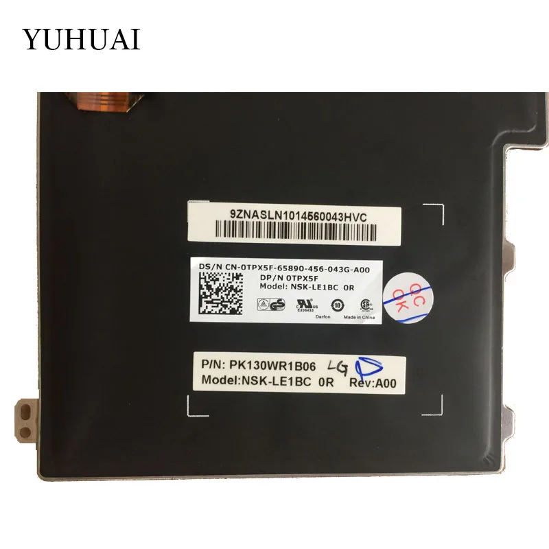 Новая русская клавиатура для ноутбука DELL Latitude 15 5000 E5540 с мышей и черной