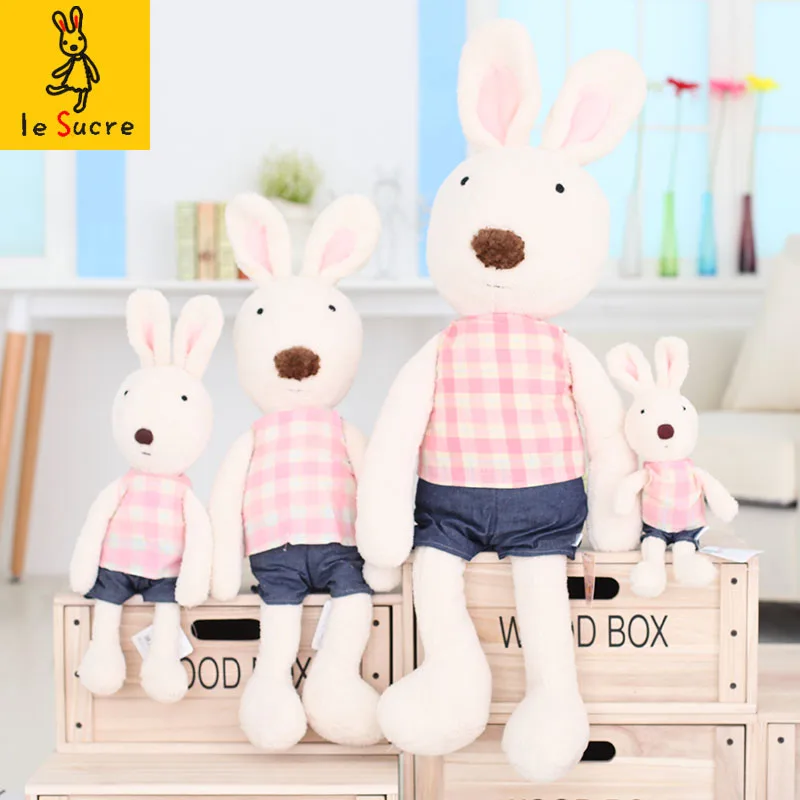 Бесплатная доставка 30/45/60/90 см Kawaii Le Sucre кролик плюшевая кукла мягкая игрушка для