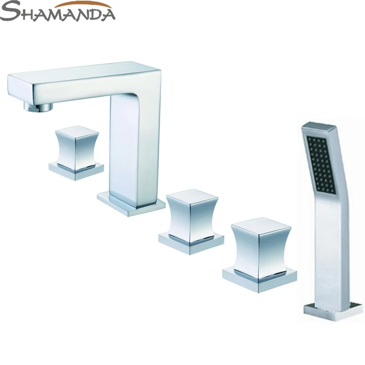 Бесплатная доставка Товары для ванной комнаты смеситель из твердой латуни с