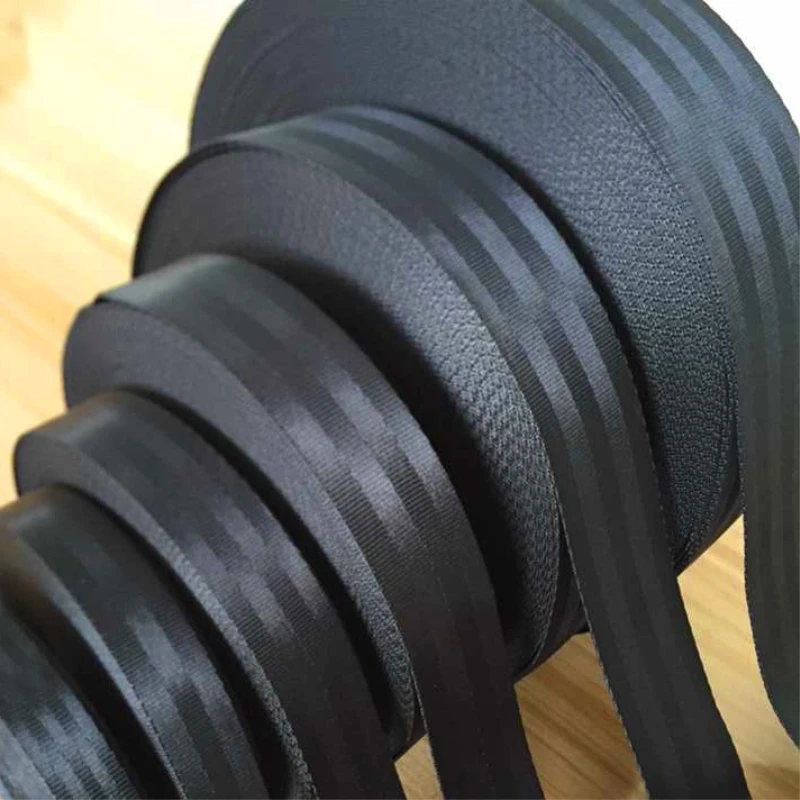 5 Meters 2-5cm Width High-grade Seat Belt Thickening Polyester Backpack Webbing Bind Packaging Woven Belt