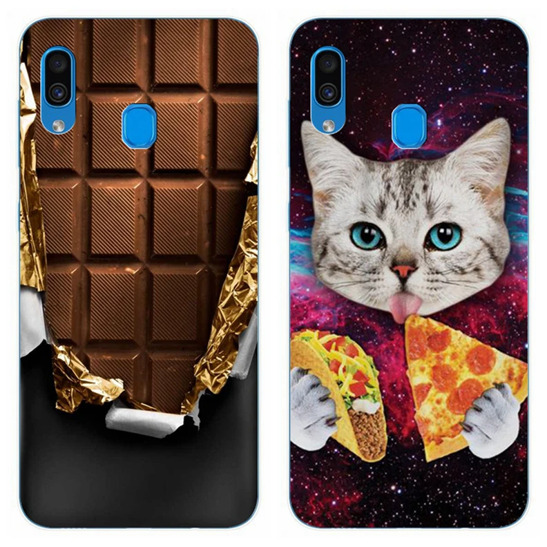 For Coque Samsung A50 A30 6.4&quot Silicone Case on Galaxy Phone back Cover A 30 50 Bumper Capa |