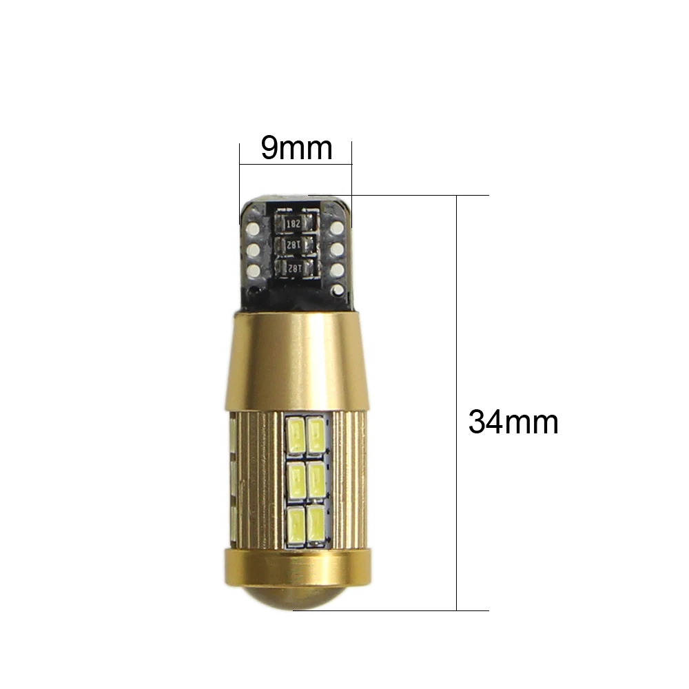 KEIN 4 шт. T10 Светодиодные W5W лампы 30smd 3014 t10 светодиодный автомобильные 194 белые