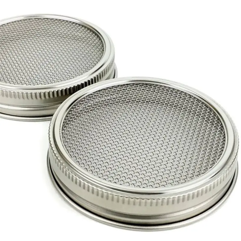 Kenley Seed Sprouter Kit-Вспыхивающие банки с крышками из нержавеющей стали-Germinator Set для выращивания ваших собственных ростков