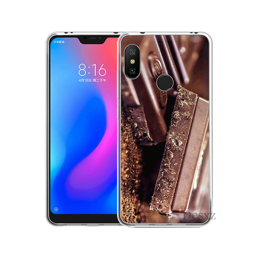 Шоколадный чехол для телефона Xiaomi Mi 5 6 8 Lite SE A1 A2 5X 6X Mix 2S F1 | Мобильные телефоны и