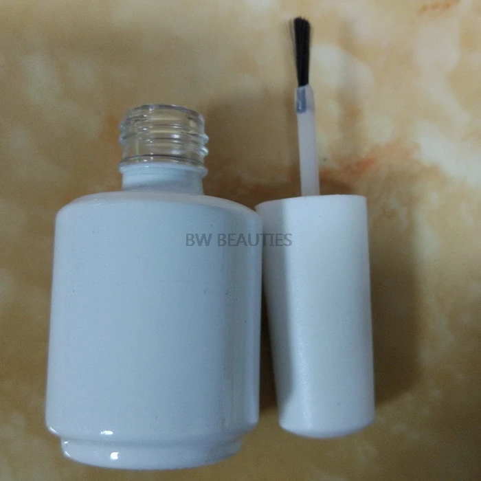 100 шт./лот 15 мл Черный Белый Элегантный цветной под заказ пустой флакон для