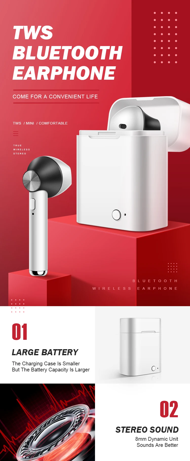D012 TWS Bleutooth Наушники Беспроводные Bluetooth 5,0 наушники для Android спортивные гарнитуры PK i12 audifonos para celular