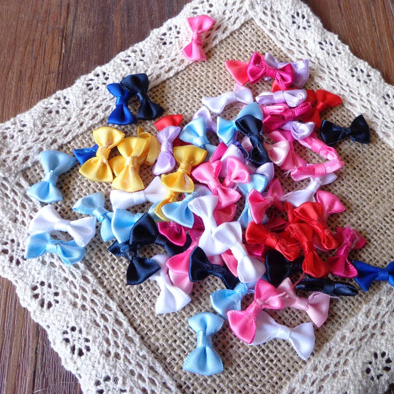 Оптовая продажа ручные аппликации 20 мм красочные галстуки-бабочки для DIY