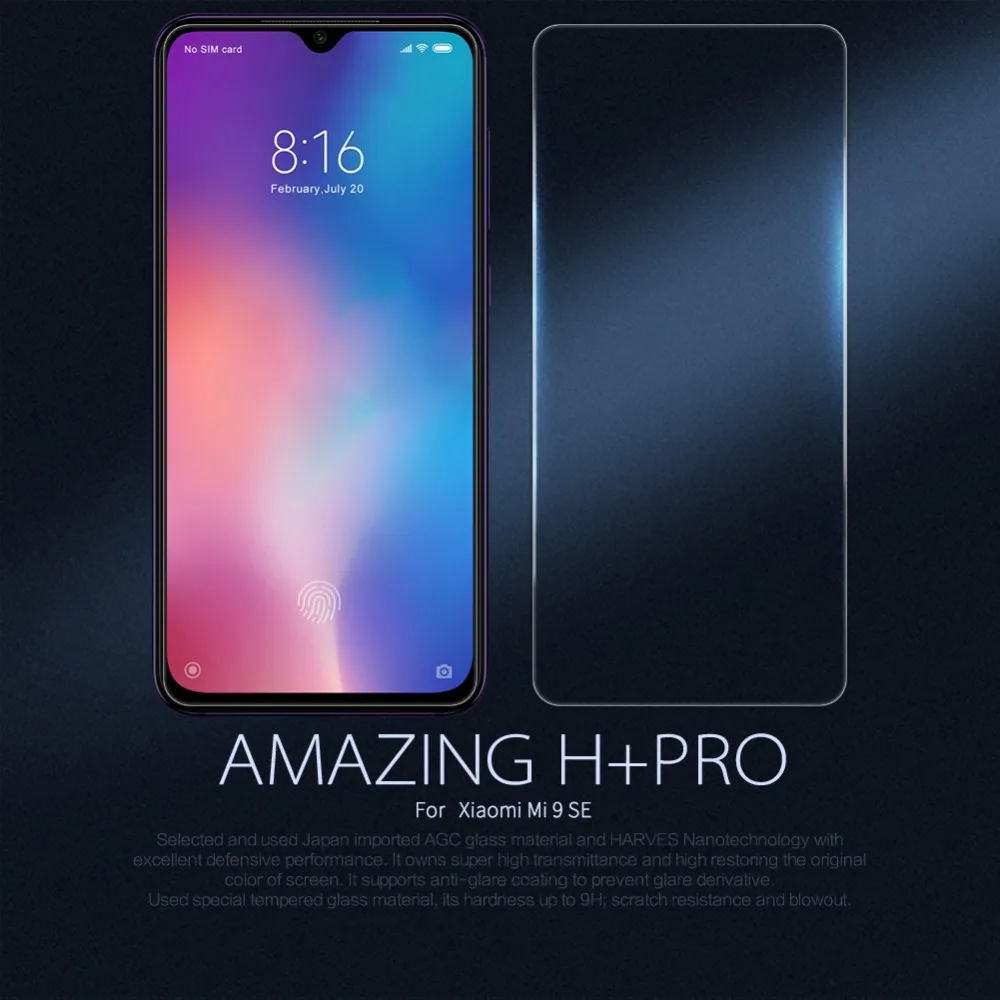 Закаленное стекло для Xiaomi Mi 9 Se H/H + Pro Защитное экрана Mi9 Nilkin 5 97 дюйма | Мобильные
