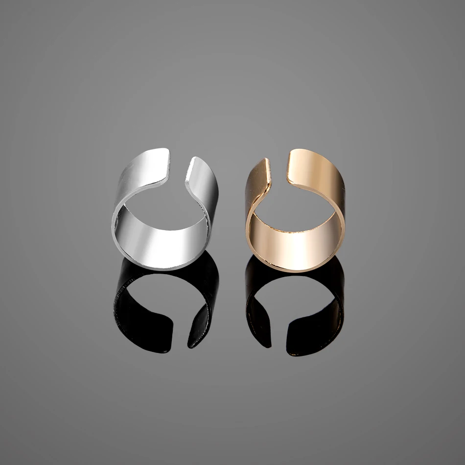 2 шт./лот клипсы для ушей из сплава накладные серьги гвоздики не пирсинг хряща