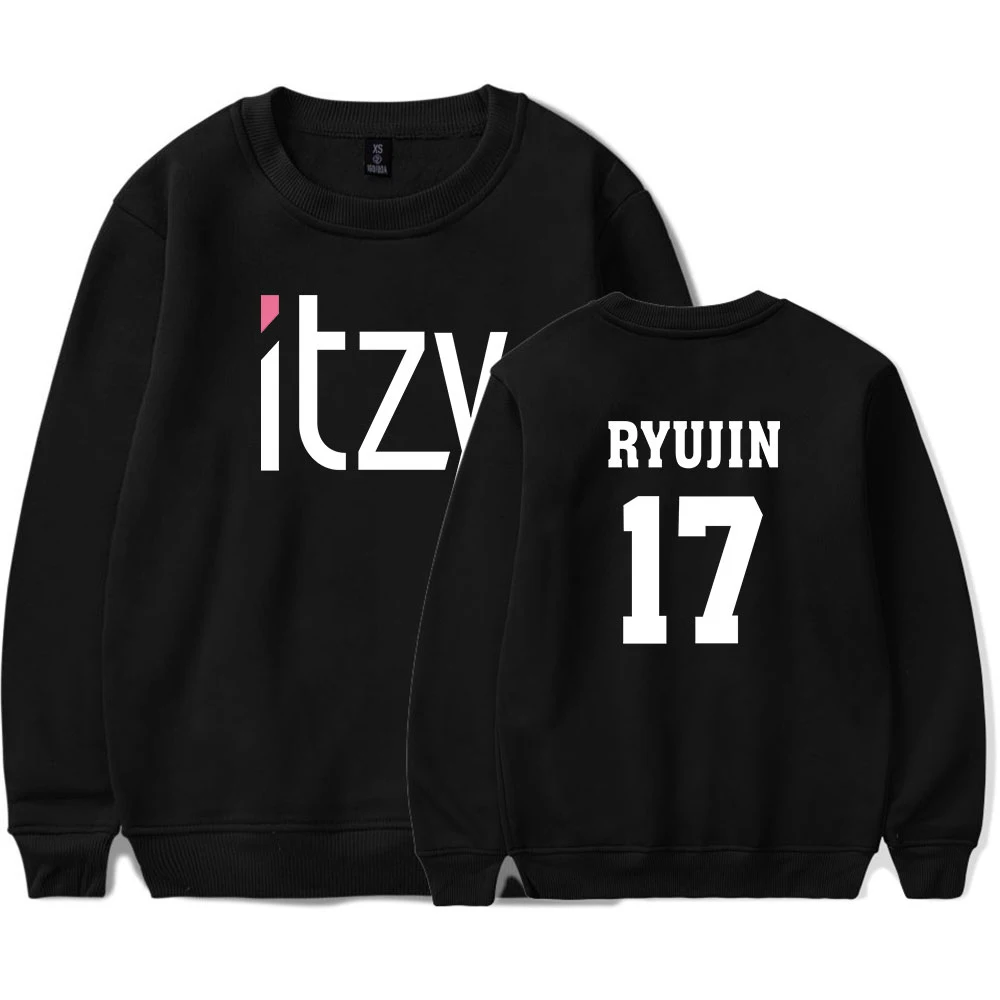 Толстовка с капюшоном Kpop MIXNINE ITZY YUNA RYUJIN CHAERYEONG LIA YEJI корейский стиль Мужская одежда