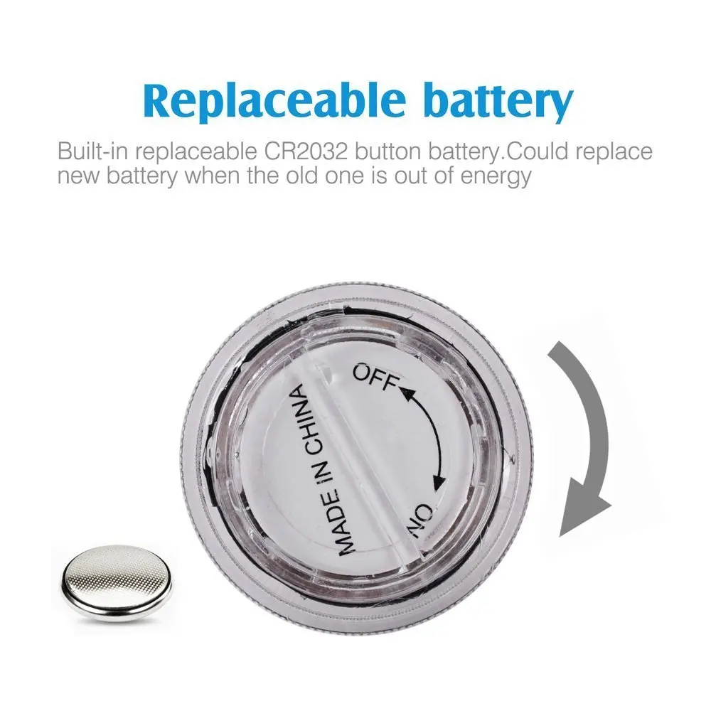 Погружные Водонепроницаемые круглые декоративные свечи с 3 SMD СИД высокой