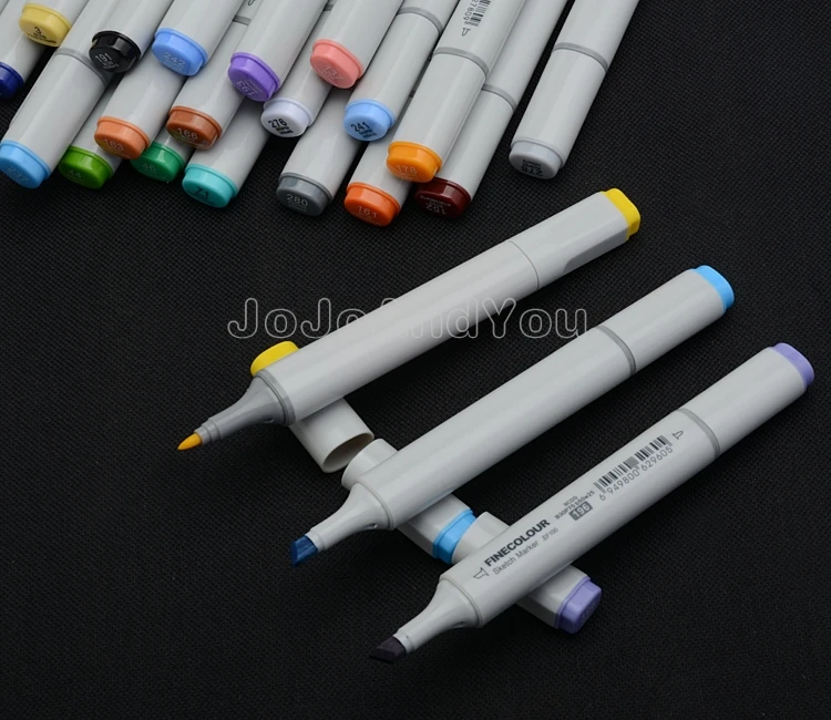 Finecolorour эскиз экономичный 24 цвета набор художника кисти маркер ручка Бесплатная