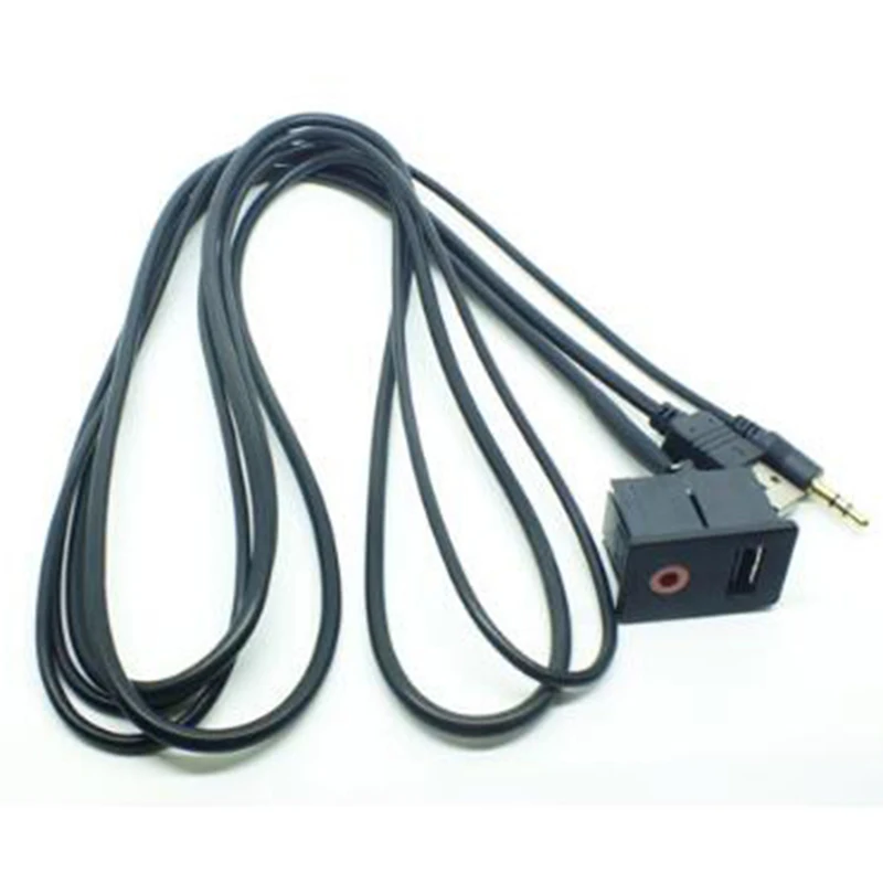 Автомобильный Aux кабель USB разъем автомобильный адаптер Аксессуары для колонок 12