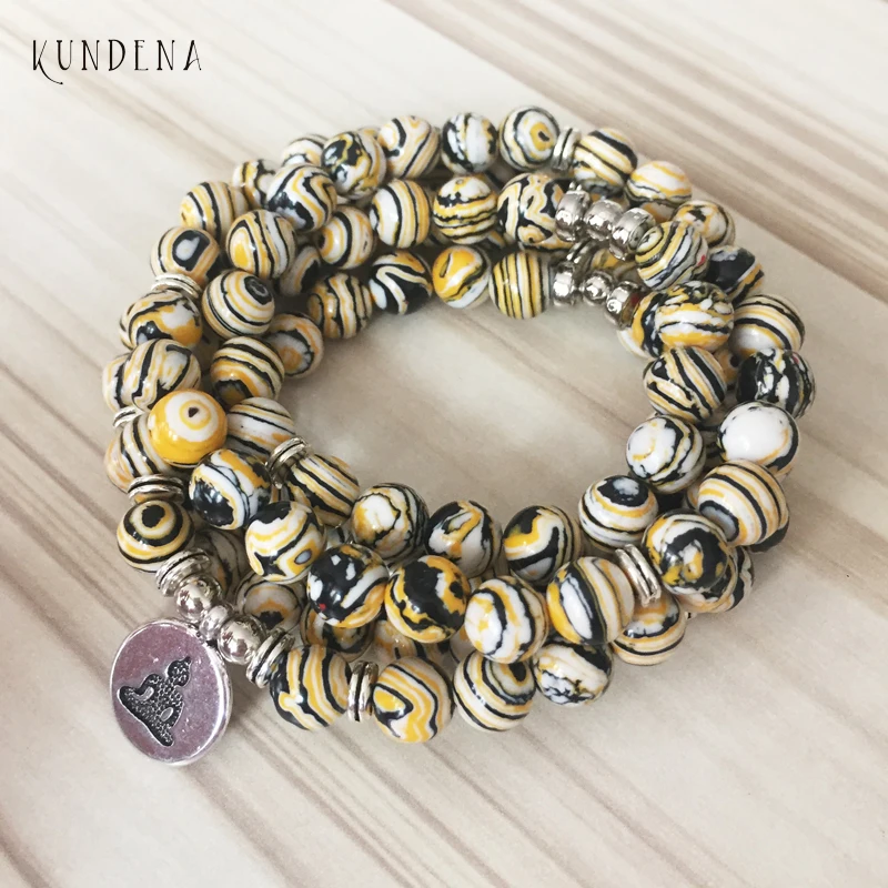 Мужской браслет с бусинами в полоску|bracelets for|mala braceletmalachite bracelet |