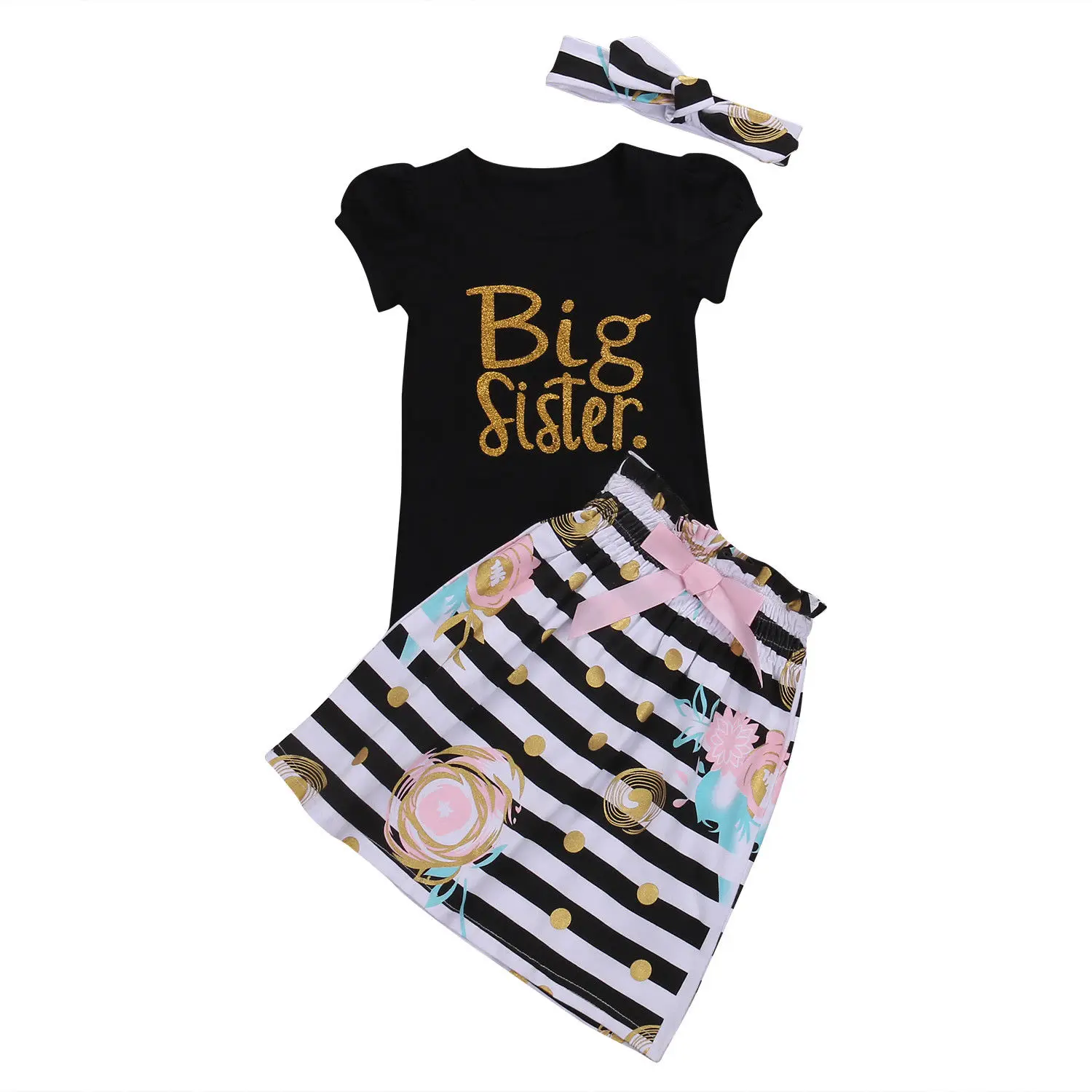 Комплект одинаковой одежды для всей семьи футболка + длинные штаны