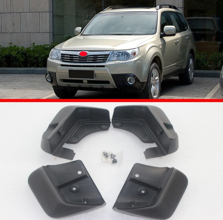 4 шт. Автомобильные Брызговики для Subaru Forester SH 2009 2010 2011 2012|Грязезащита| |