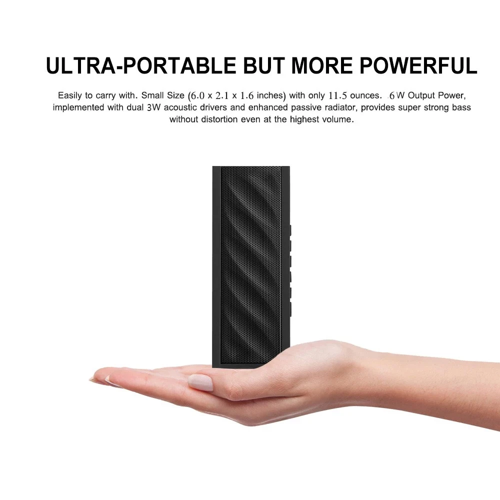 Портативная Bluetooth мини колонка с микрофоном музыкальная шкатулка Беспроводная