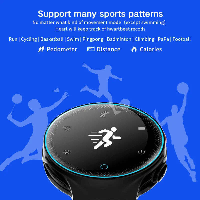 Смарт-браслет Tezer R22, Bluetooth 4,0, фитнес-умные часы, трекер, беспроводной смарт-браслет с монитором артериального давления