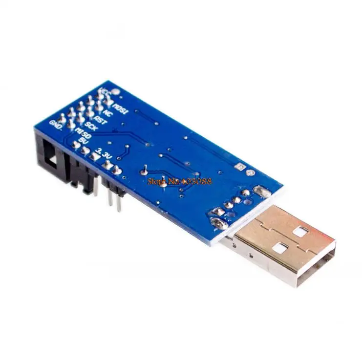 USB AVR программатор SBASP для ASP USBISP ISP загрузчик Новый + 10 контактный до 6 адаптер|avr