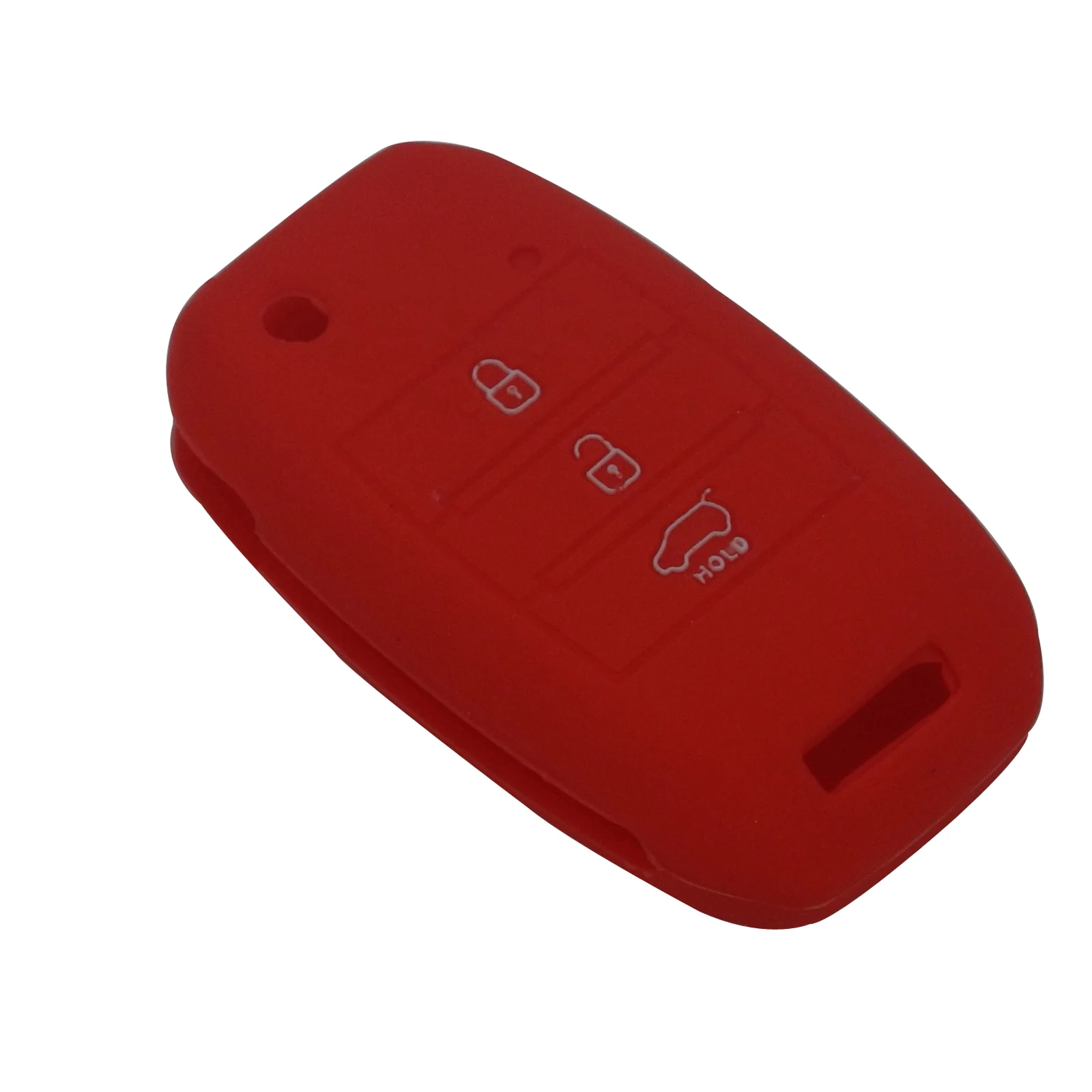 Новый чехол для автомобильного ключа с 3 кнопками Силиконовый складной Kia Sorento Carens