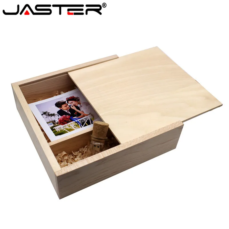 JASTER Горячая USB+ коробка креативный орех и клен дерево+ бутылка USB 2,0 4 ГБ/8 ГБ/16 ГБ/32 ГБ/64 ГБ USB флэш-накопитель бесплатный логотип