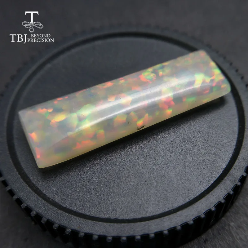 Tbj Природные Эфиопии красочные опал багетов наивысшего качества approx9.00ct