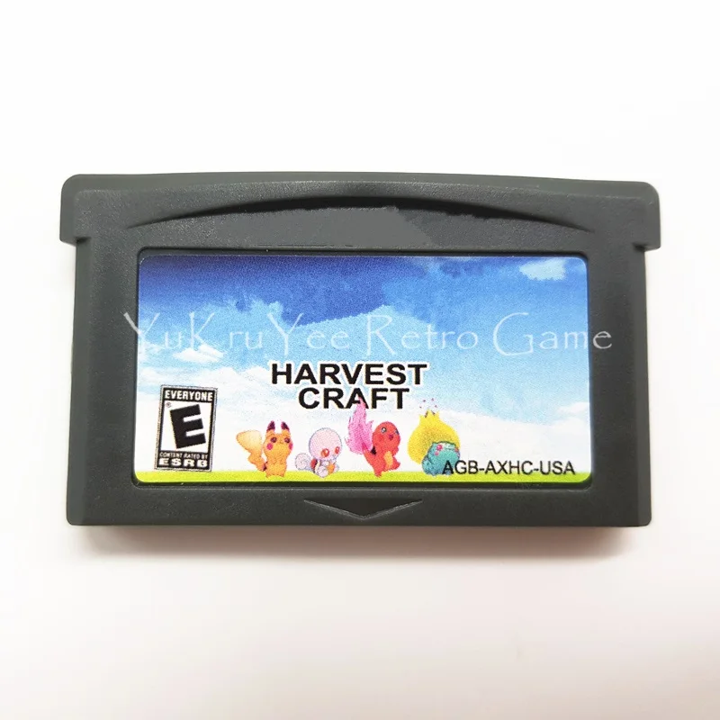 Sako Harvest Craft marble Moemon видеоигра карта памяти картридж для 32 бит консоли аксессуары США стикер английский язык