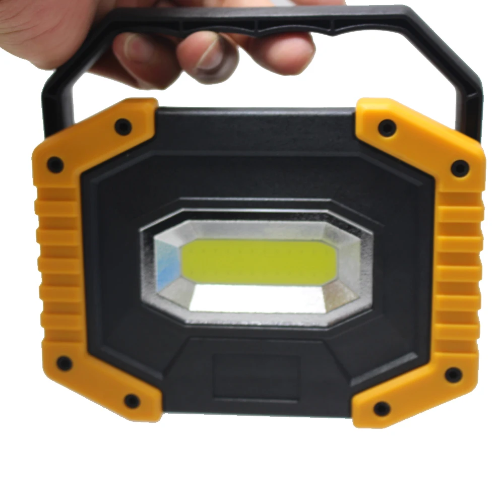 Новый портативный светодиодный прожектор с COB матрицей 20 Вт USB-зарядка