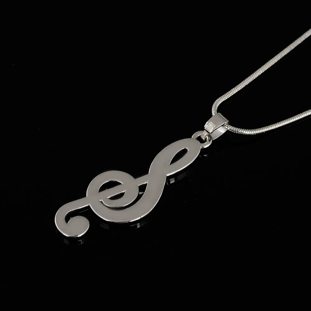 Teamer Lovely G Clef Treble Charm подвеска ожерелье для женщин девушек ювелирное изделие
