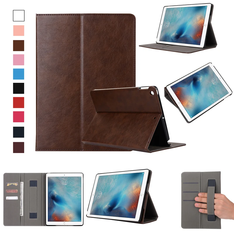 Чехол из натуральной кожи в стиле ретро с масляным воском для Apple iPad 9 7 дюймов 2017