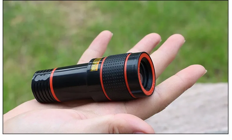 universal mobile phone lens kit 12X clip telescope zoom and camera for iphone7s xiaomi Samsung smartphones | Мобильные телефоны и