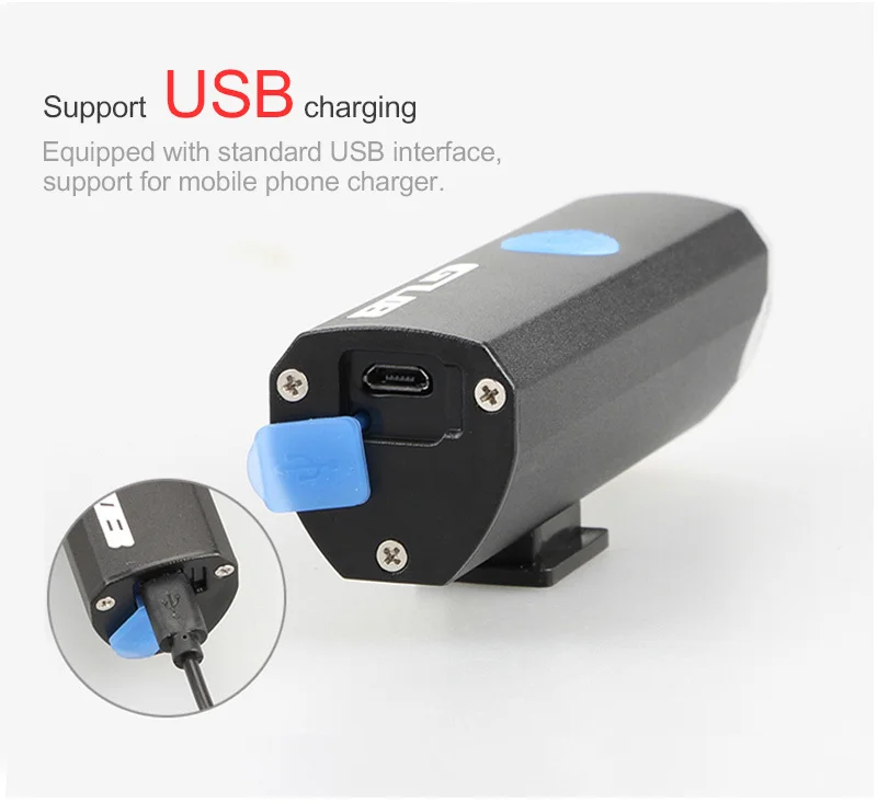 GUB велосипедный флэш-светильник для велосипеда головной светильник USB Перезаряжаемый светодиодный светильник MTB дорожный велосипедный светильник
