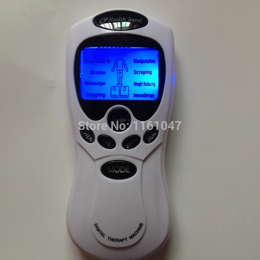Массажер с двойным входом цифровой терапевтический аппарат массажер для тела 8