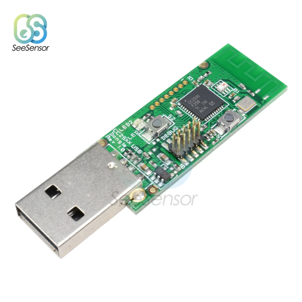 Беспроводная плата CC2531 CC2540 Bluetooth BLE 4 0 Zigbee Sniffer модуль захвата USB программатор