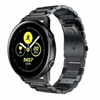 Браслет из нержавеющей стали для Samsung gear S2 S3 22 мм 20 мм, классический браслет для Galaxy Watch Active 42 мм 46 мм Huawei GT 2