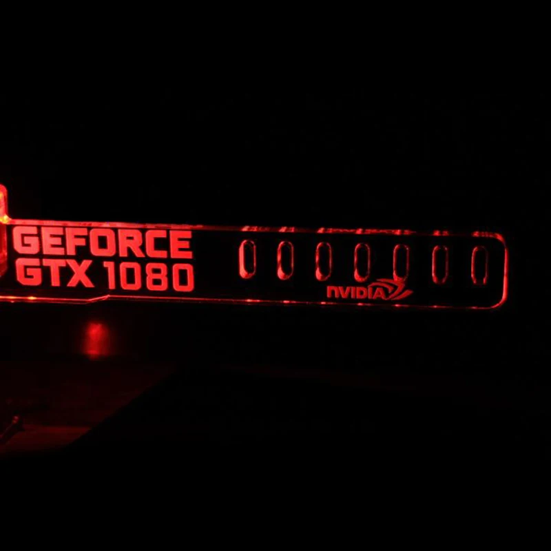 Новый синий для GEFORCE GTX 1080 его светодиодная светящаяся настольная Основная