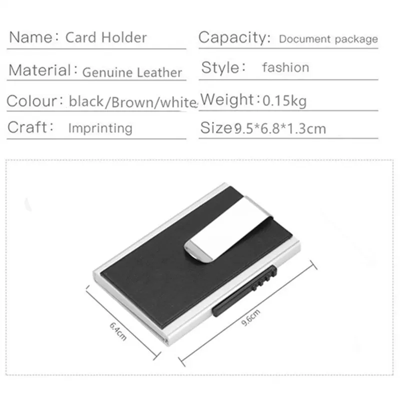 BYCOBECY RFID защита карт кошельки для мужчин и женщин держатели ID унисекс