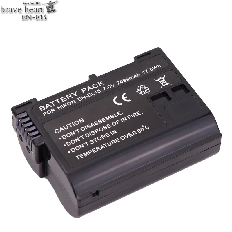 1battery 4 шт. bateria enel 15 EN-EL15 RU EL15 ENEL15 EL15A батареи для Nikon D600 D610 D600E D800 D800E D810 D7000 D7100 d750 V1 - Цвет: 1battery