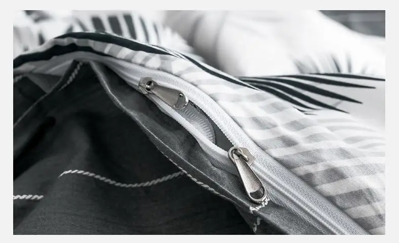 За простой Стиль завод печатных Постельное белье 100% хлопок качества Bedset queen