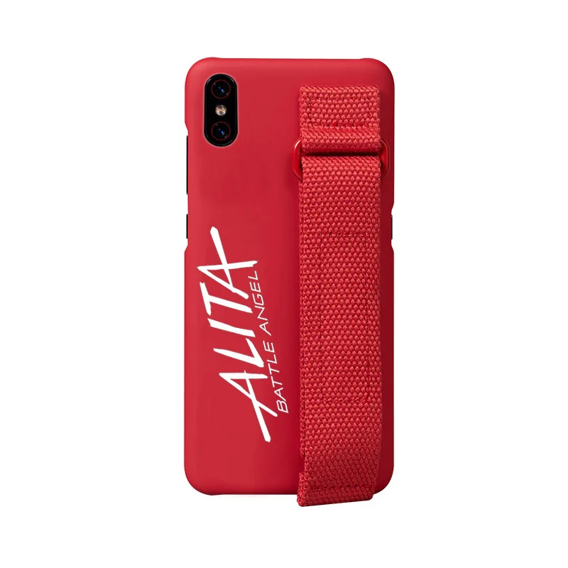 Red-ALITA Жесткий пластиковый чехол для Xiaomi MI 9 SE MI9 чехол на запястье ALITA чехол для Xiaomi Mi 8 SE Mi8 официальный Redmi Note 7 Чехол - Цвет: Red-ALITA