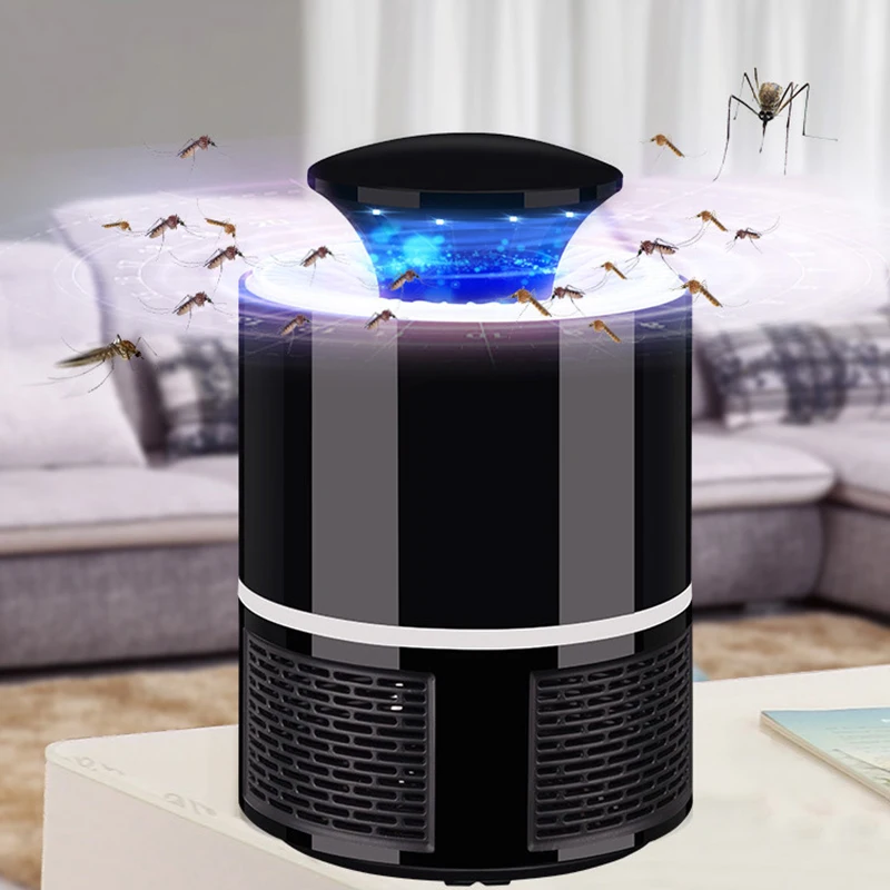 

USB Photocatalyst Mosquito Killer Lamp Silent Mosquito Inhalant Light Trap UV Light Killing Catcher Led Zapper Light For Home