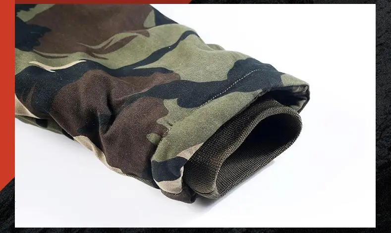 Зимние джунгли камуфляж ягненка хлопок утолщаются военная куртка для мужчин Открытый Велоспорт скалолазание Пешие прогулки термо дышащая куртка с капюшоном