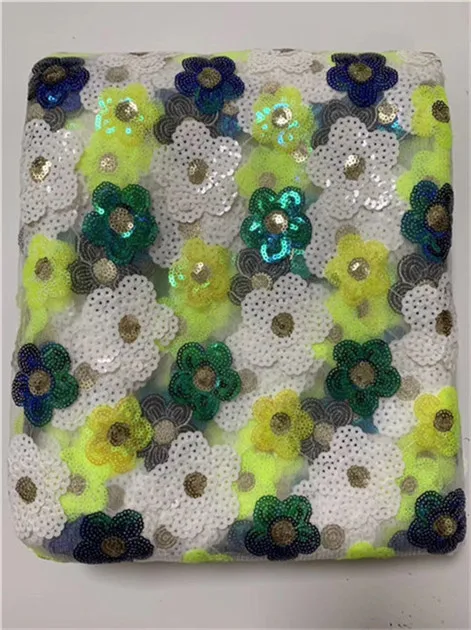 Высокое качество Французский последовательность тюль с блестками в африканском