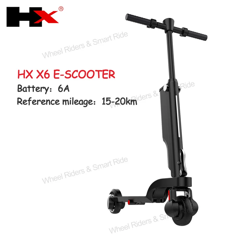 1 battery scooter X6 Электрический скейтборд велосипед складной самокат 6A Escooter с амортизатором с Bluetooth APP power Bank складной - Цвет: 1 battery scooter