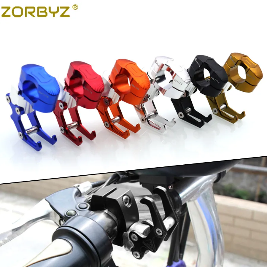 ZORBYZ мотоциклетный 1/4 'དྷ мм CNC алюминиевый руль для багажа шлем сумка вешалка